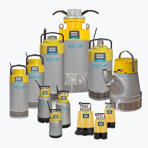 Pompa WEDA D Atlas Copco Pompe sommergibili per drenaggio