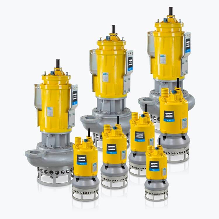 Pompe WEDA L Atlas Copco Pompe sommergibili per fanghi pesanti