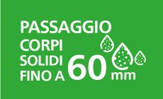 passaggio corpi solidi pompa sommergibile