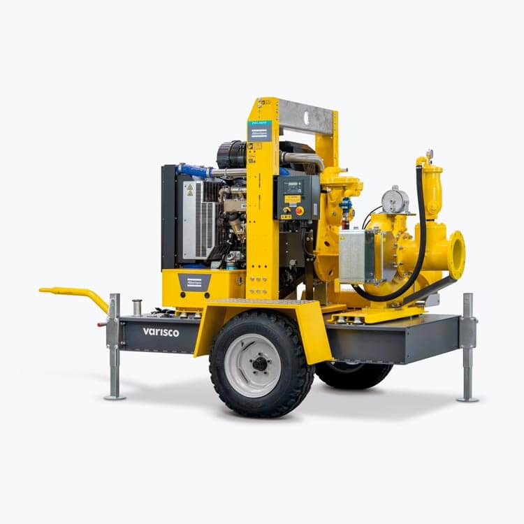 Pompa per drenaggio PAS Varisco Atlas Copco Motopompa centrifuga vuotoassistita da svuotamenti
