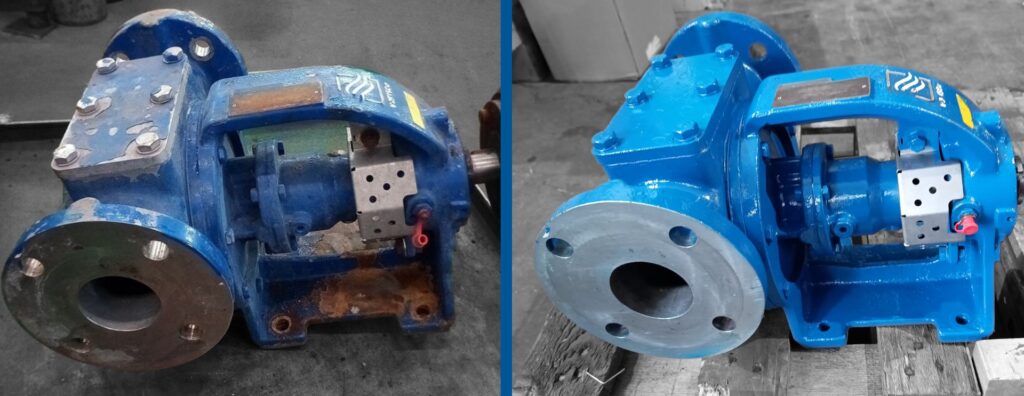 Manutenzione pompa volumetrica Varisco